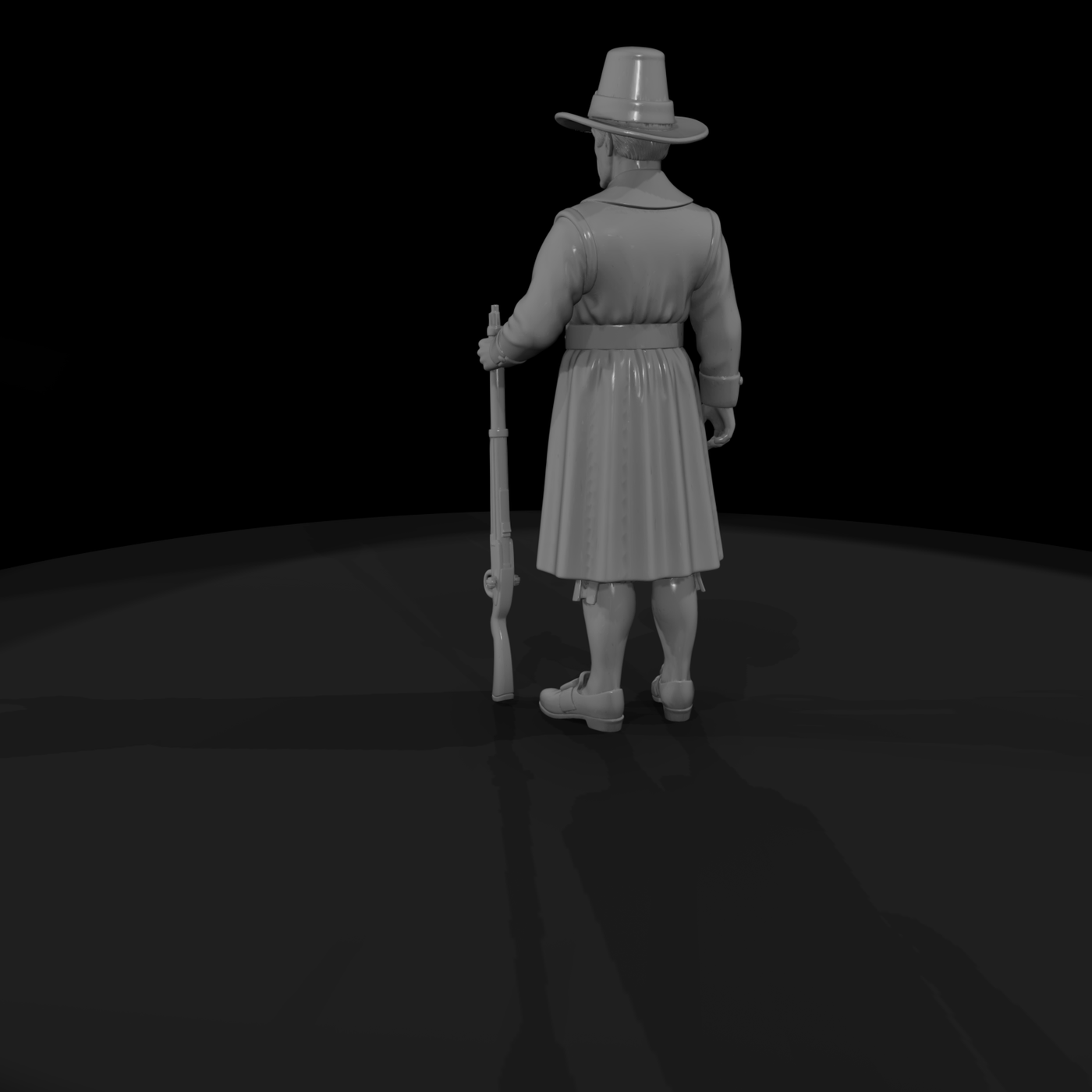 Colonial Pilgrim with Musket