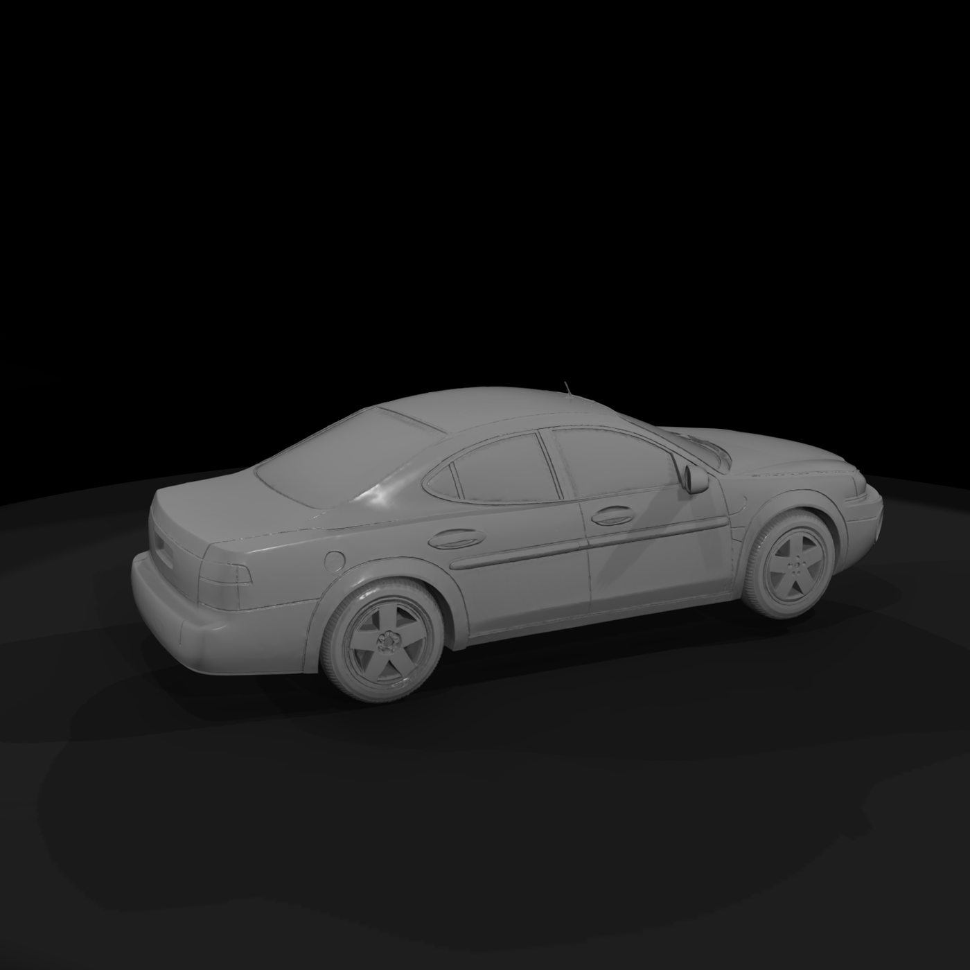 Modern Four-Door Sedan & Layouts