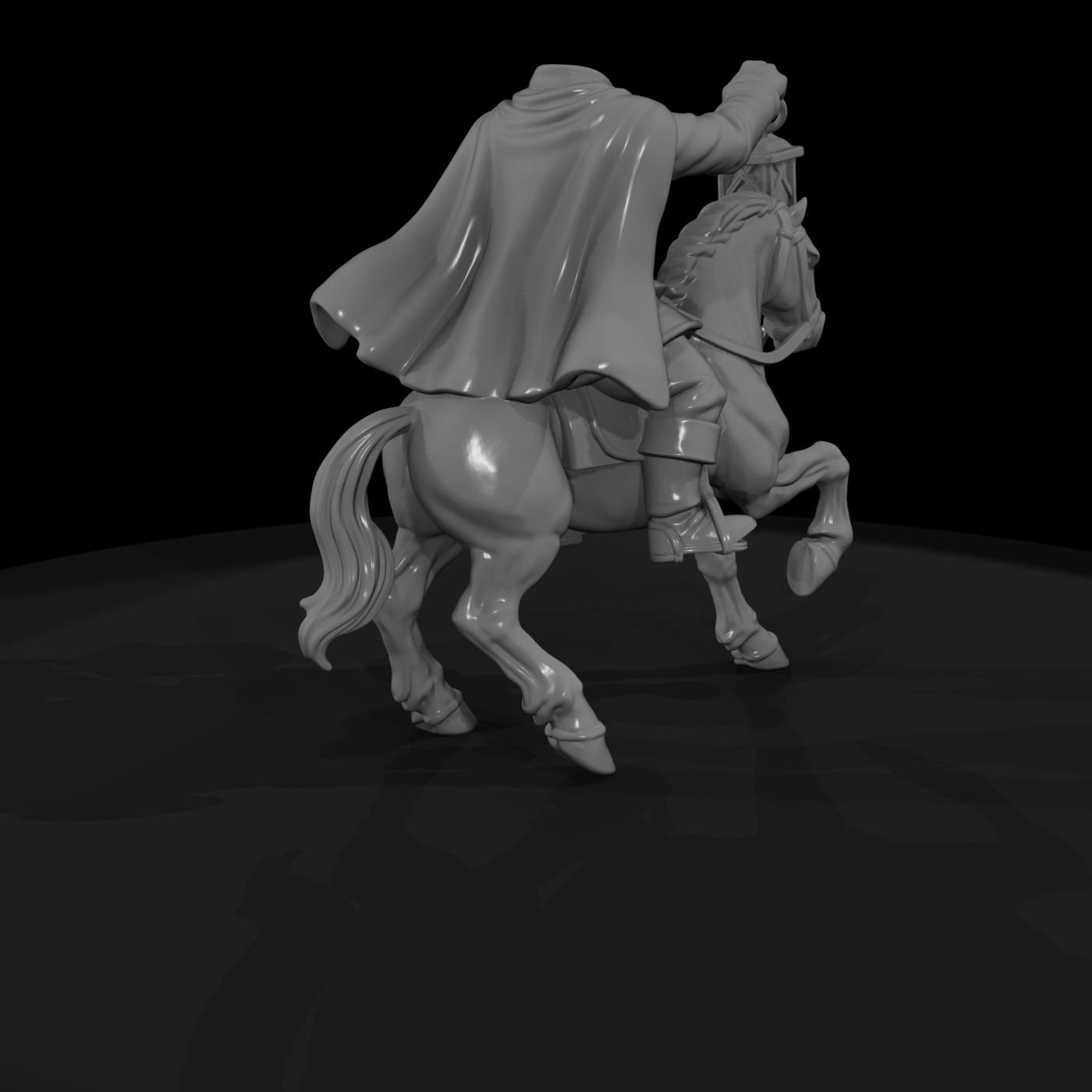 Myth 0412 Mythology Dullahan Miniature Figure