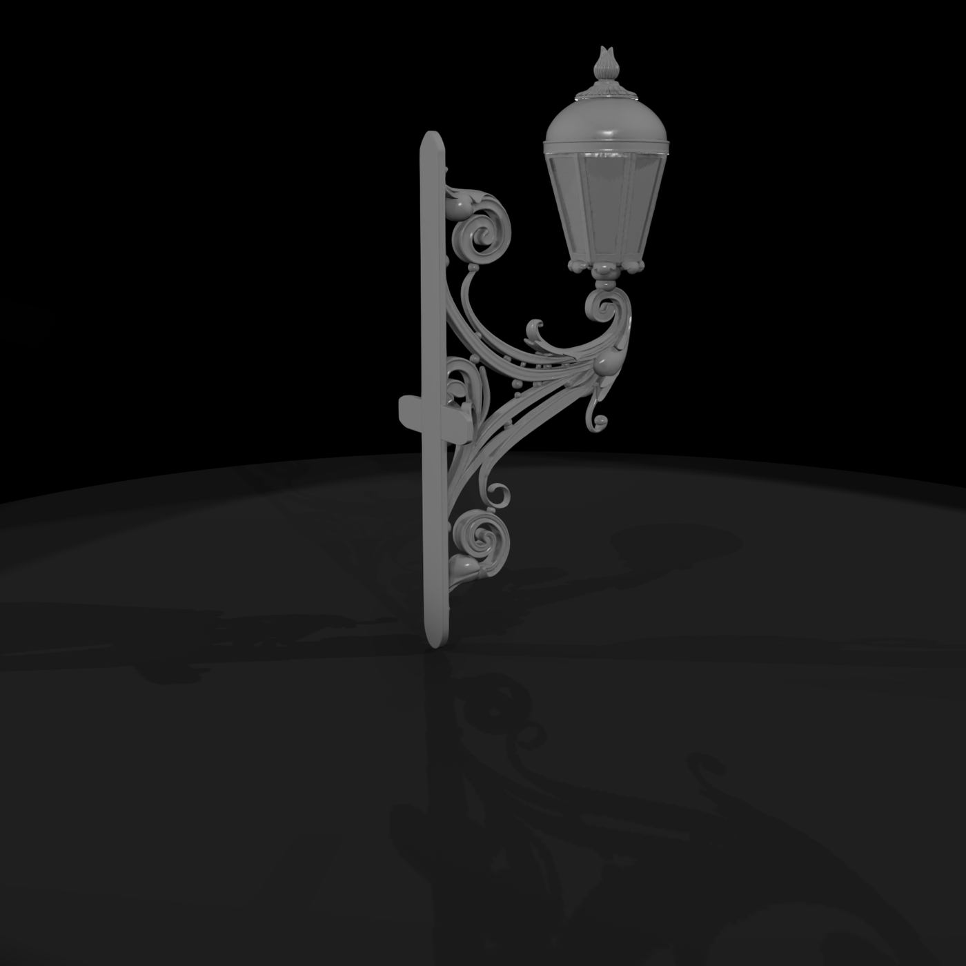 Victorian Ornate Wall Lantern
