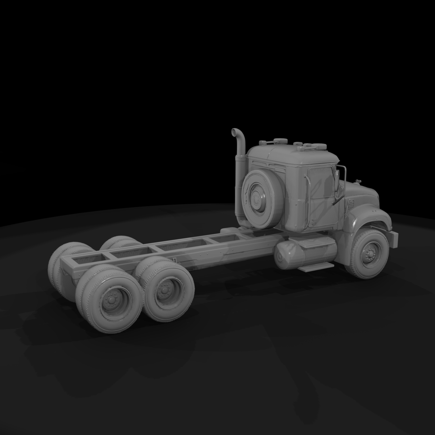 Heavy Semi Truck Tractor — & Layouts