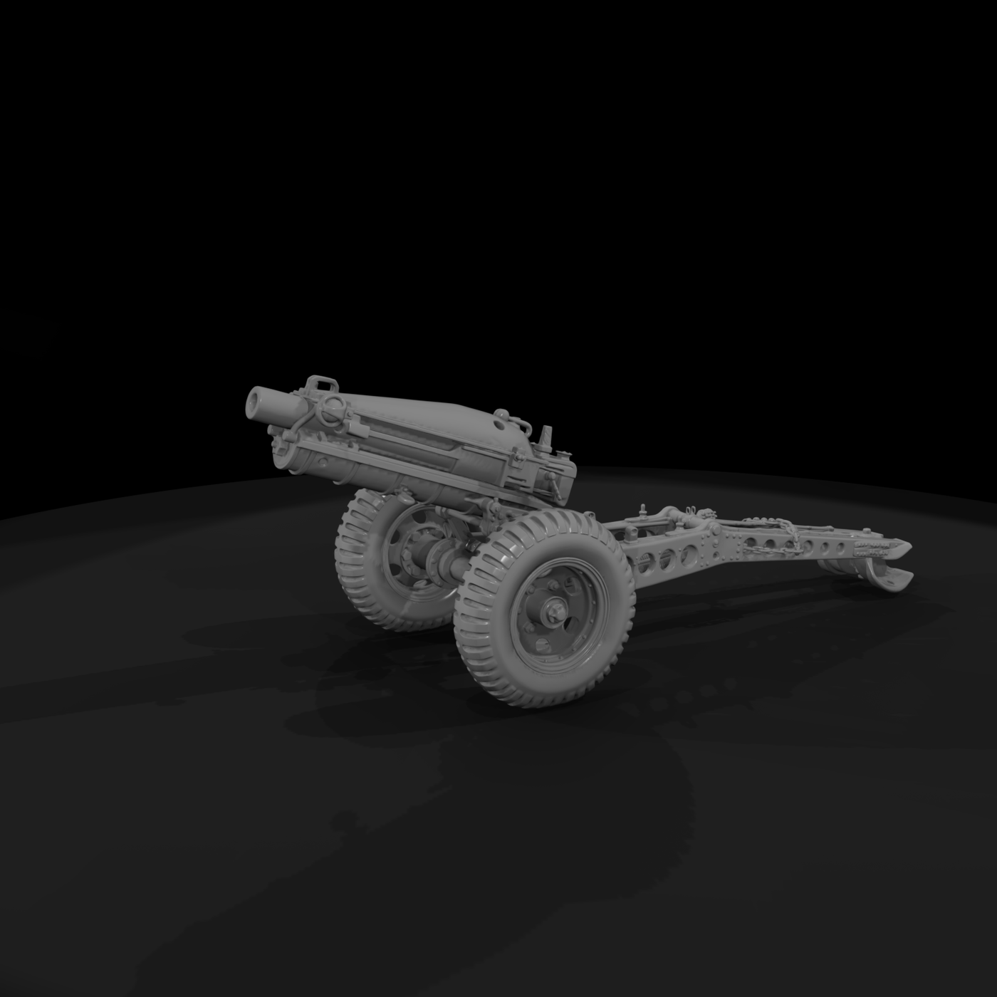 20260612 Black Military Howitzer 19903Df7D1