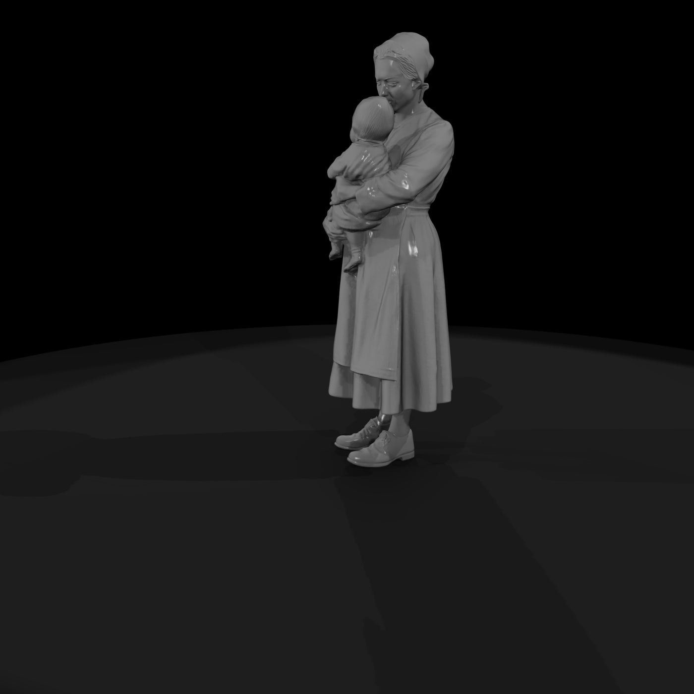 amish-mother-holding-baby-3d-model