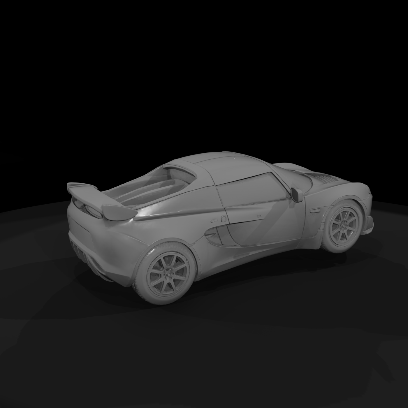 Track Sports Car ( Clay Study)
