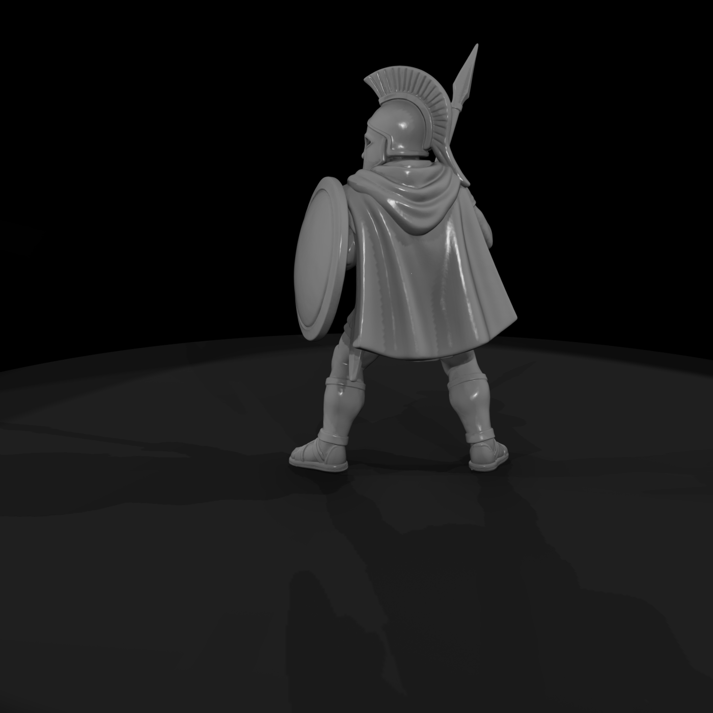 Hist 0202 Greek Hoplite Miniature Figure