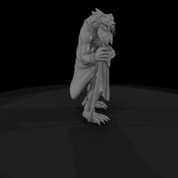 stylized_fishfolk_shaman_3d_miniature_model_n3veot8n — thumbnail 5