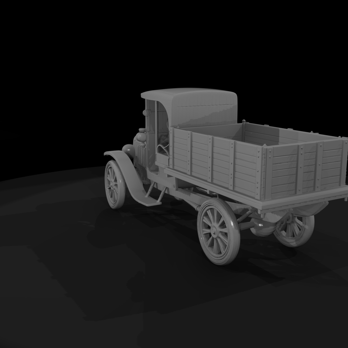 Vintage Stake-Bed Truck