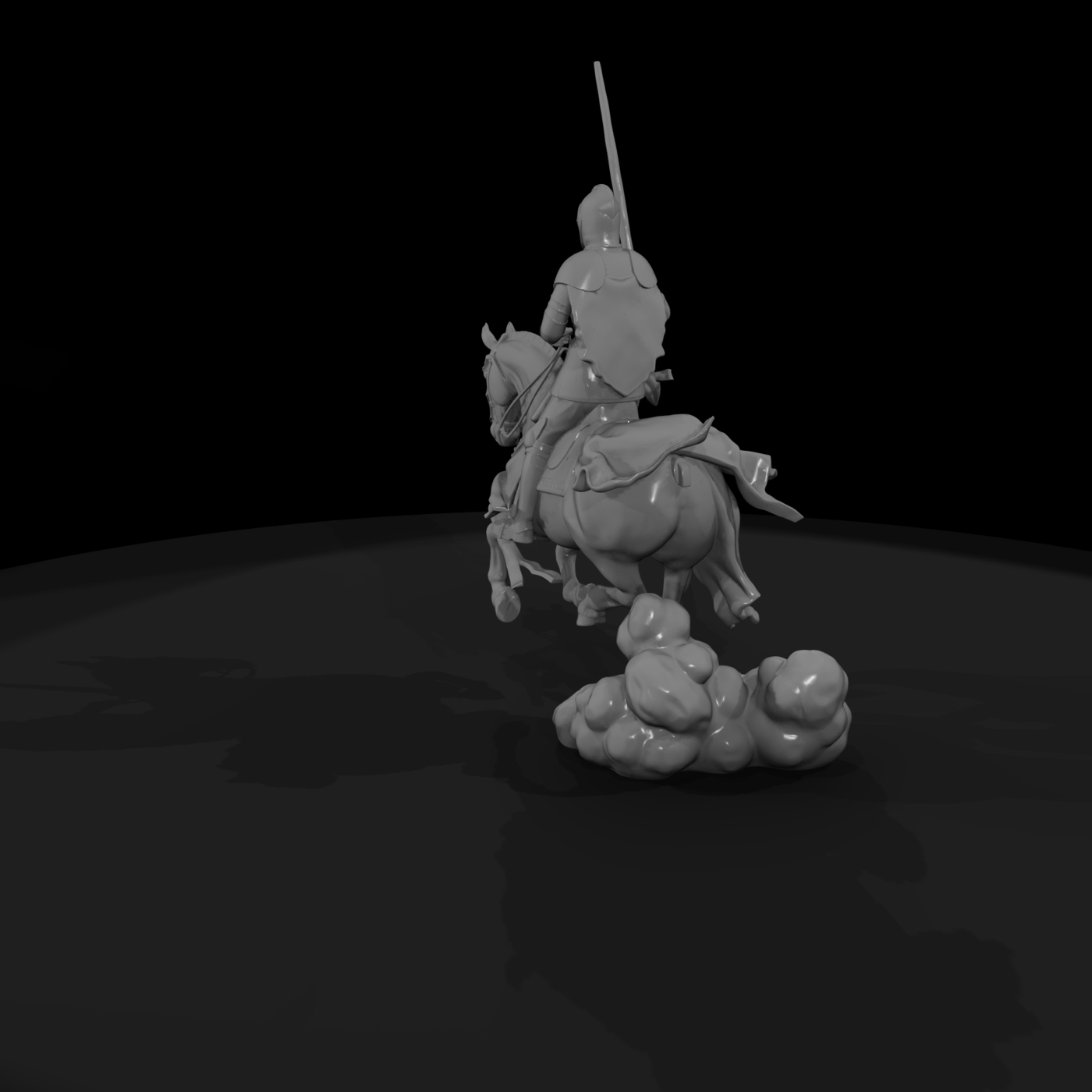 Mounted Medieval Knight with Lance (28mm )