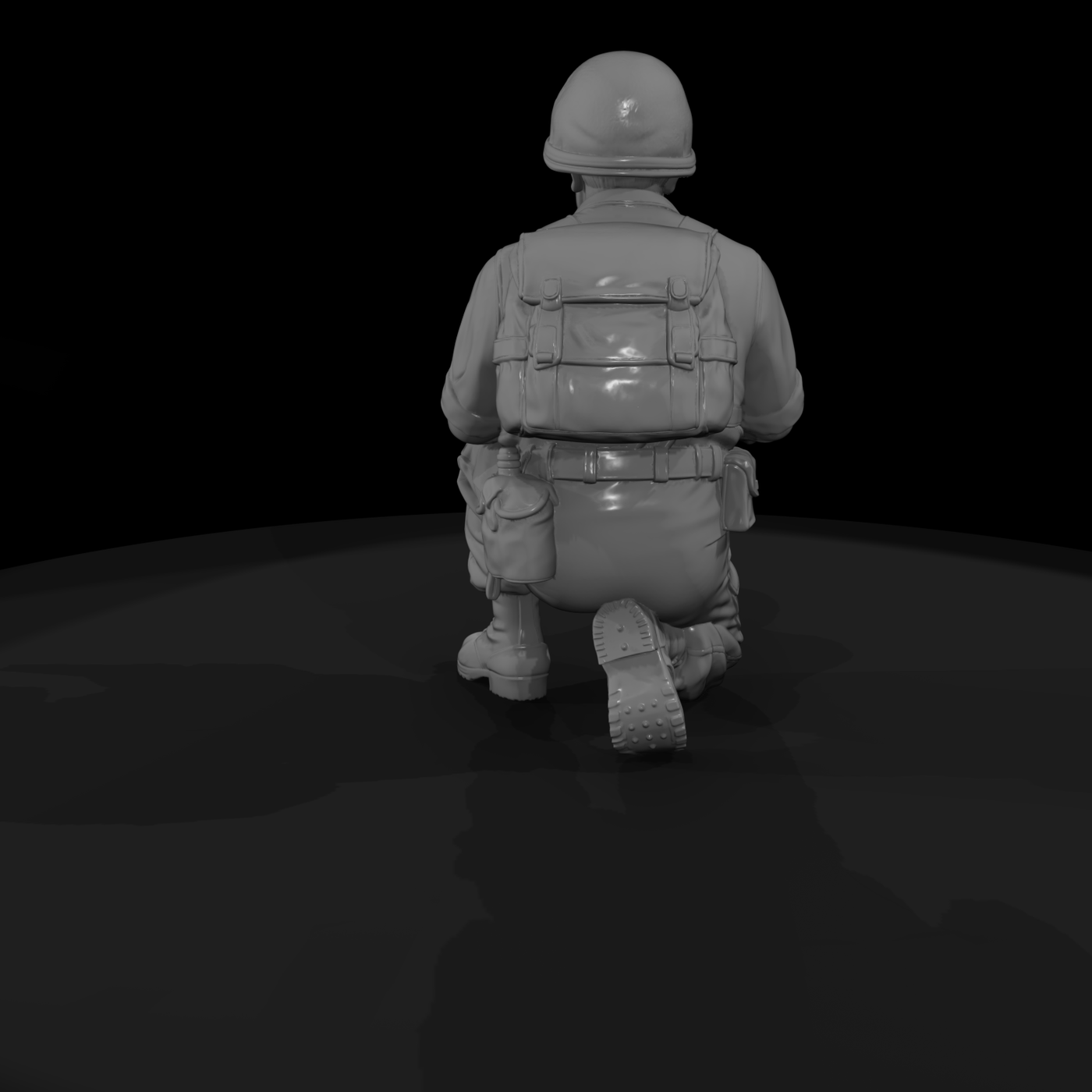 Vn Army 014 Vietnam U S Army Platoon Leader Figure