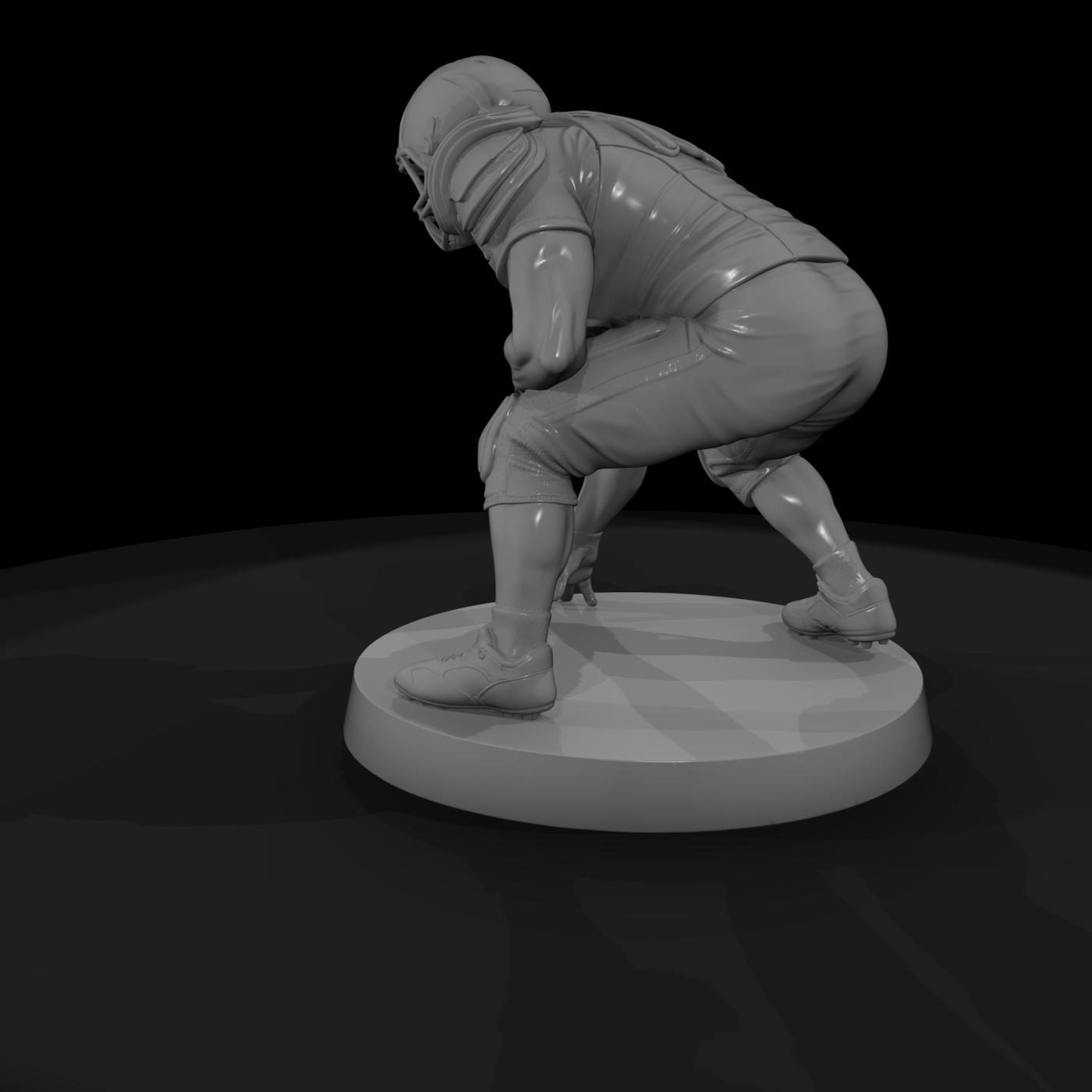 Poparc 0290 Football Lineman Set Alternate Pose