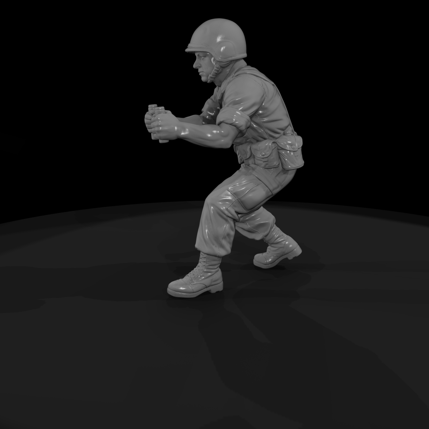 Vn Army 072 Vietnam U S Army Artillery Crewman Fig