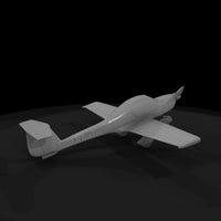 aircraft-diamond-da20-3d-model — thumbnail 7