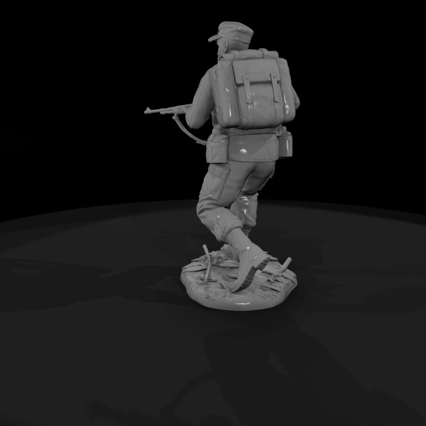 WWII Alamo Scout Advancing