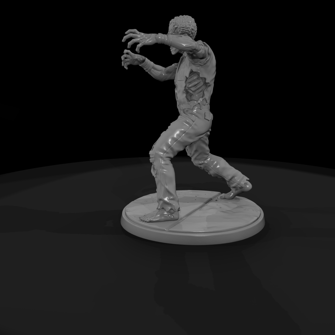 Lunging Convict Zombie
