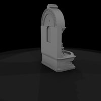 baroque-ornate-wall-mounted-water-fountain-3d-mode — thumbnail 5