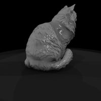 stylized-fluffy-cat-figurine-sitting-diorama-miniature-165740 — thumbnail 6