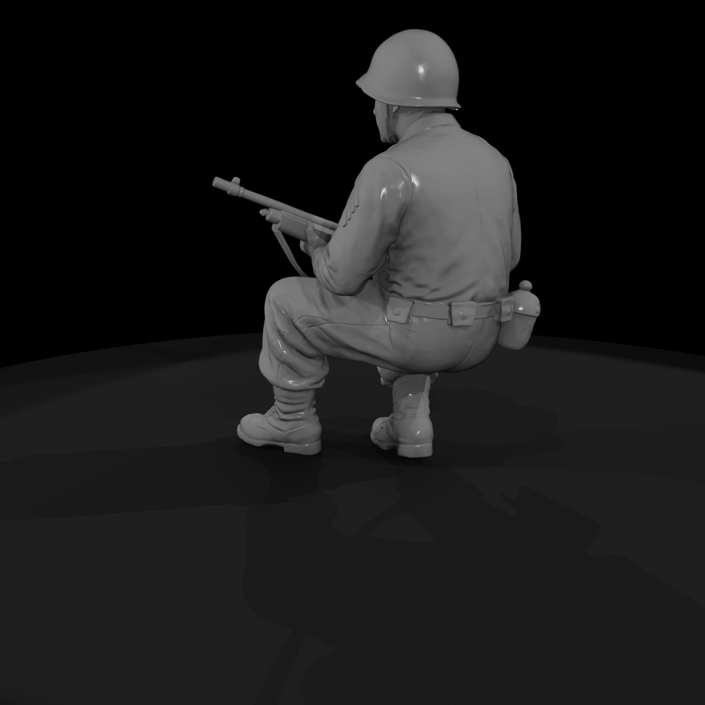 Ww2 Army 050 Wwii U S Army Automatic Rifleman Figu