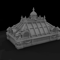 Ornate Skylight Roof Section Cupola and Dormers — thumbnail 7
