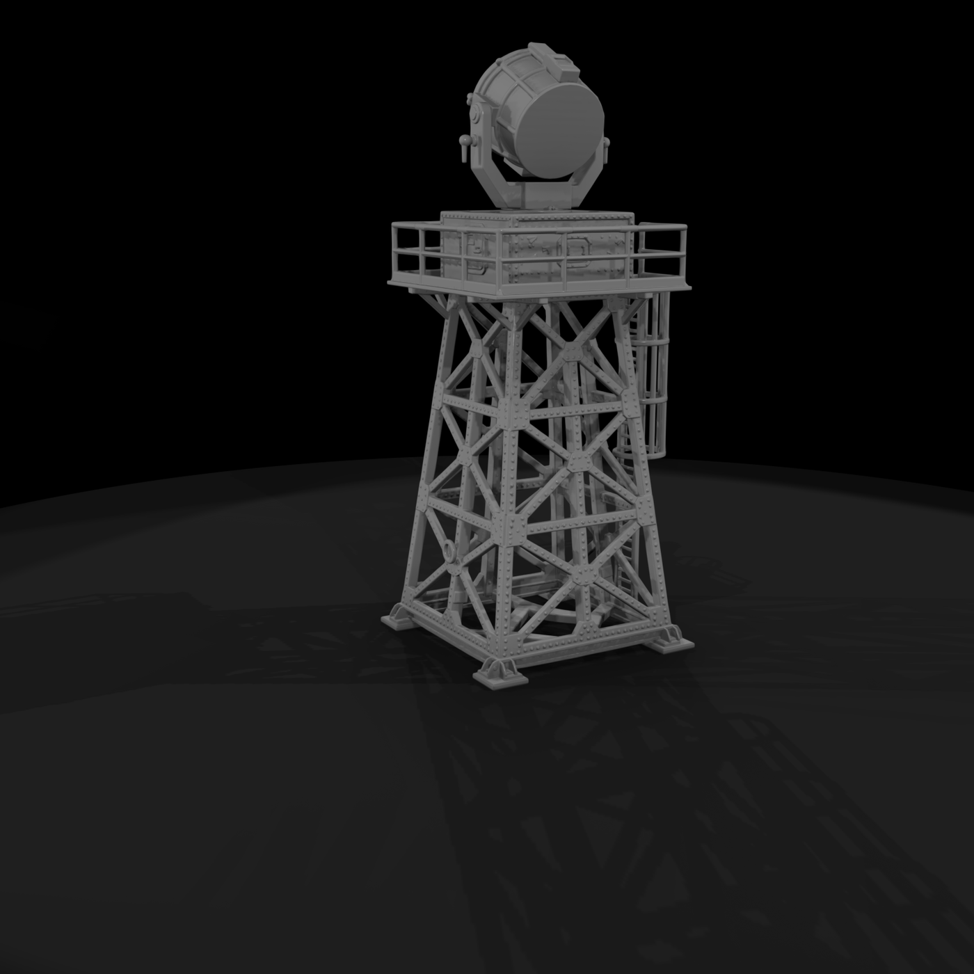 Mil 137 Ww2 England Searchlight Tower