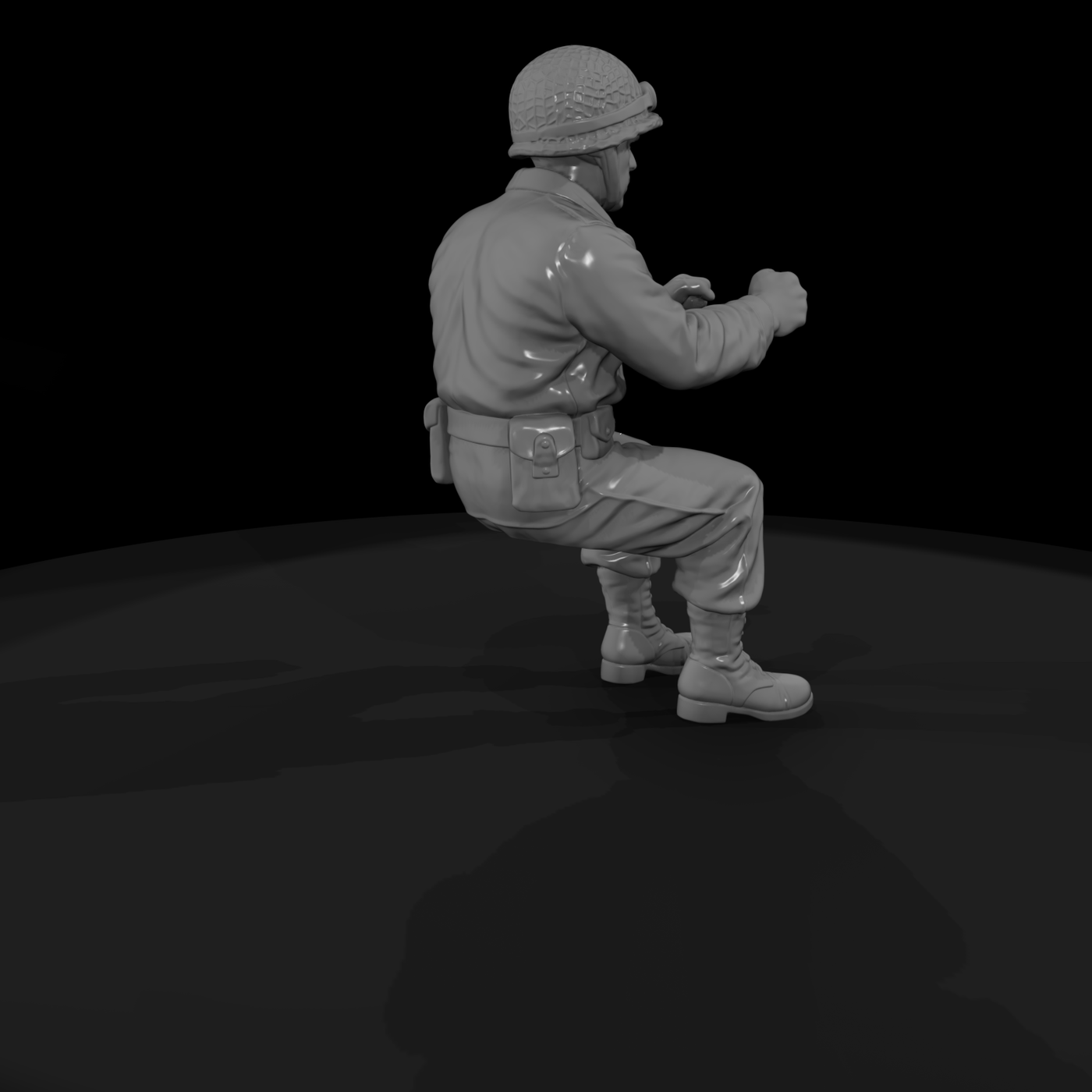 Ww2 Army 041 Wwii U S Army Truck Driver Figure