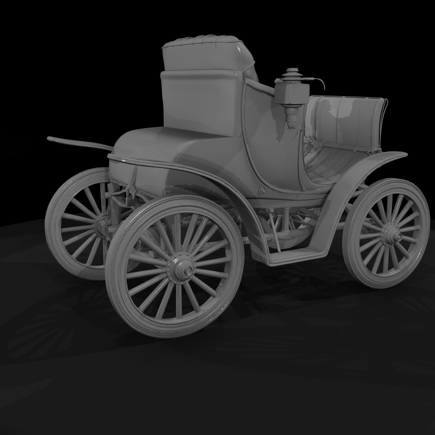 Vintage Horseless Carriage — Runabout