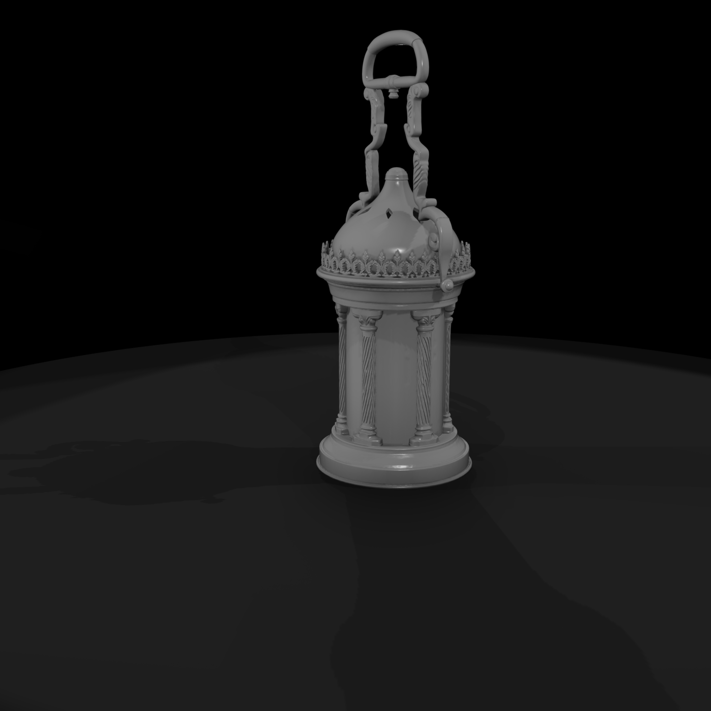 Victorian Ornate Hanging Lantern — Model Rail & Lamp
