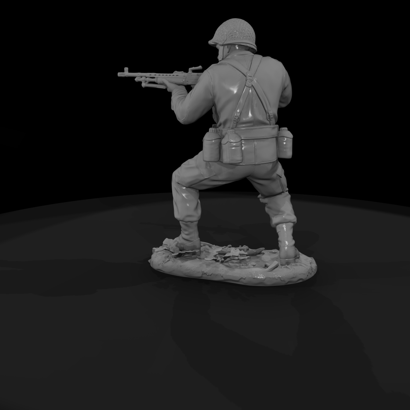 Ww2H 003 United States Army Bar Gunner