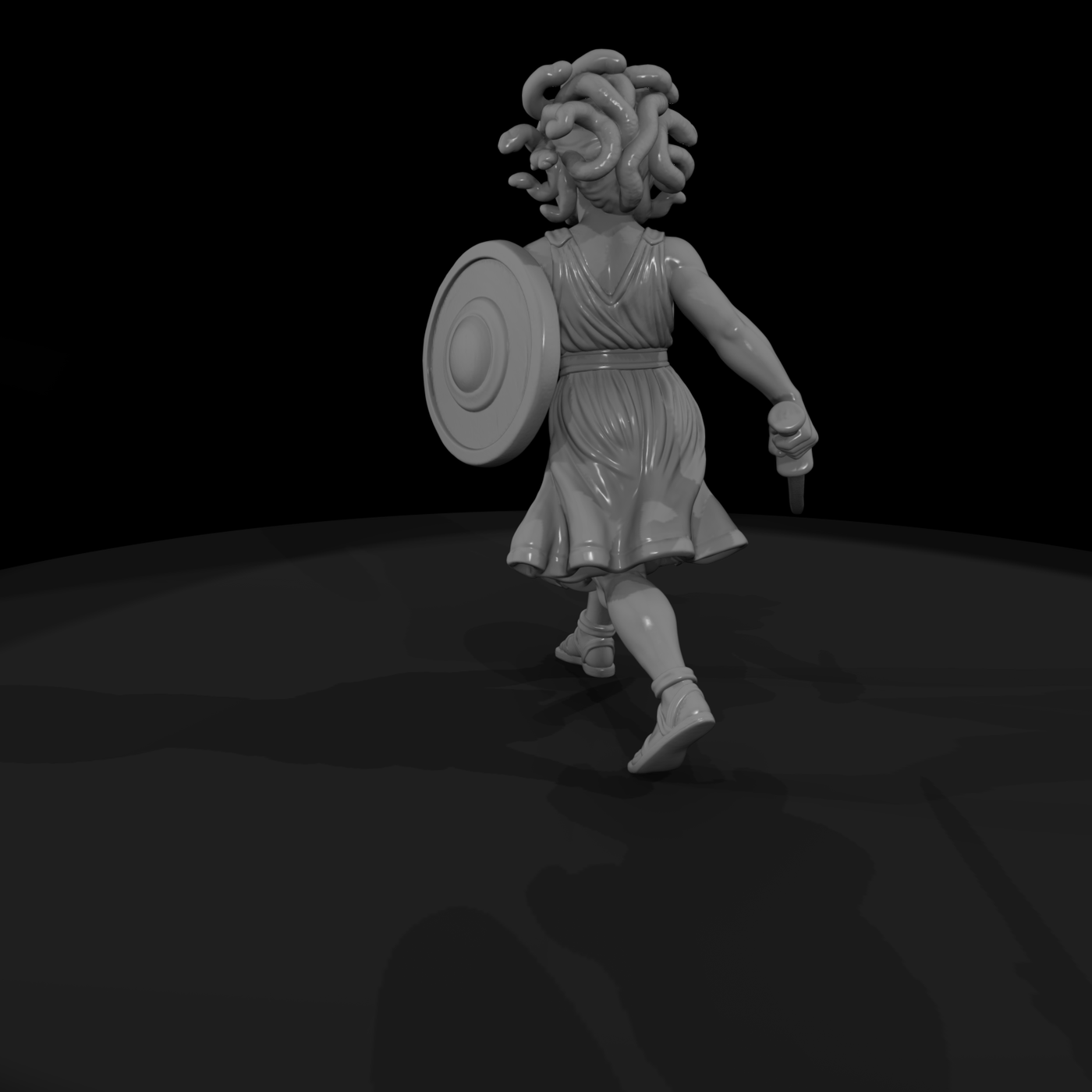 Myth 0282 Mythology Medusa Miniature Figure
