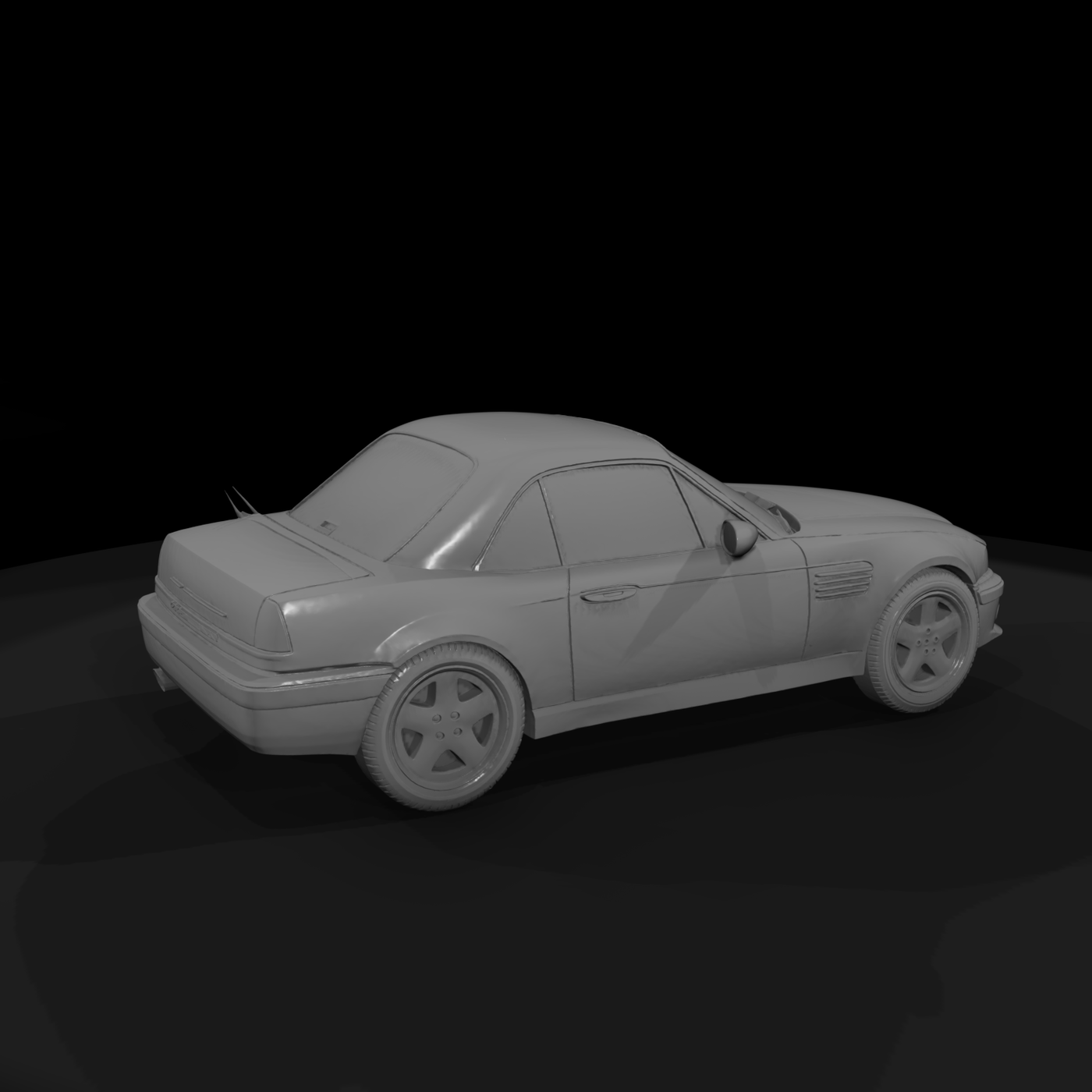 BMW E36 Convertible — Car Shell