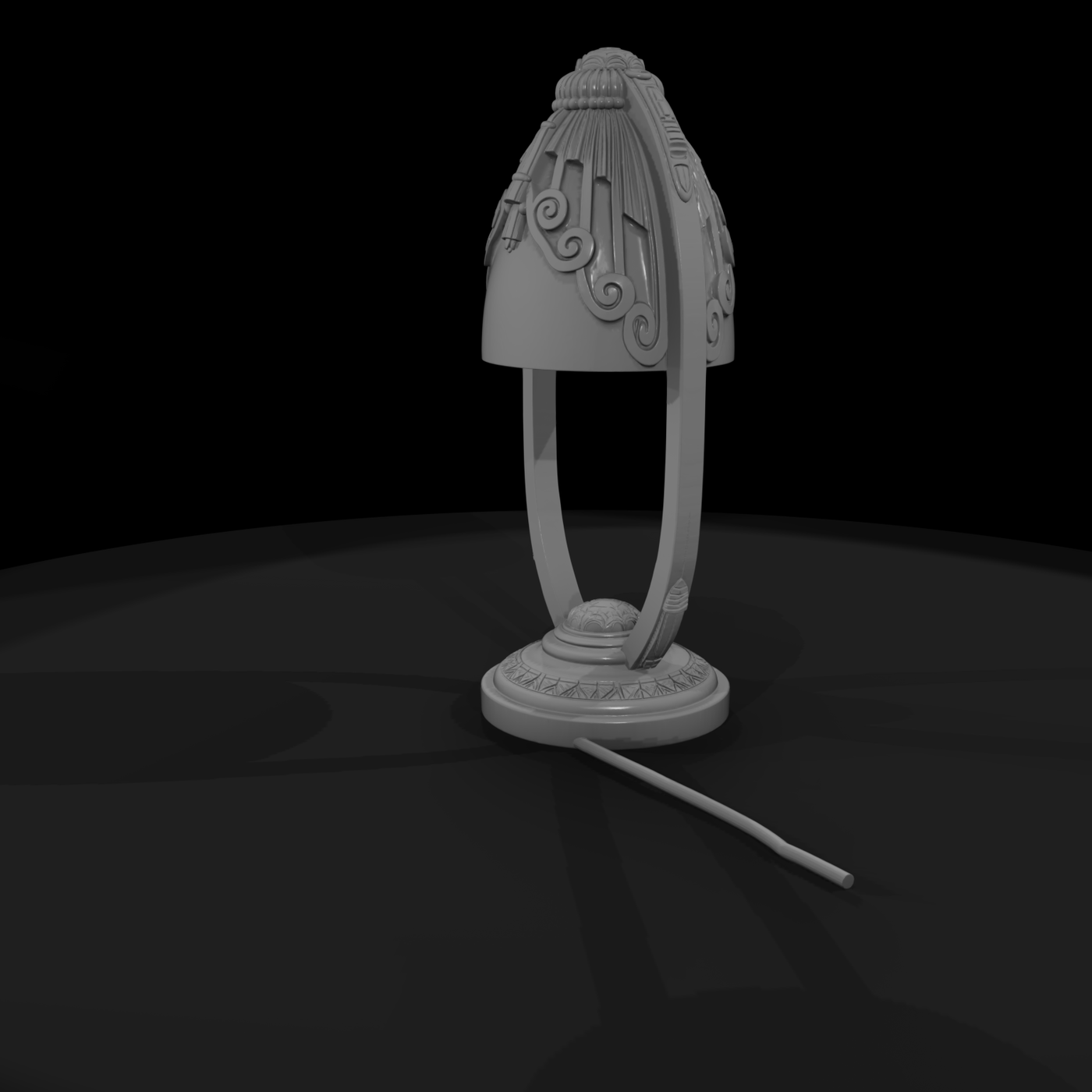 Art Deco Ornate Table Lamp — & Model Railways
