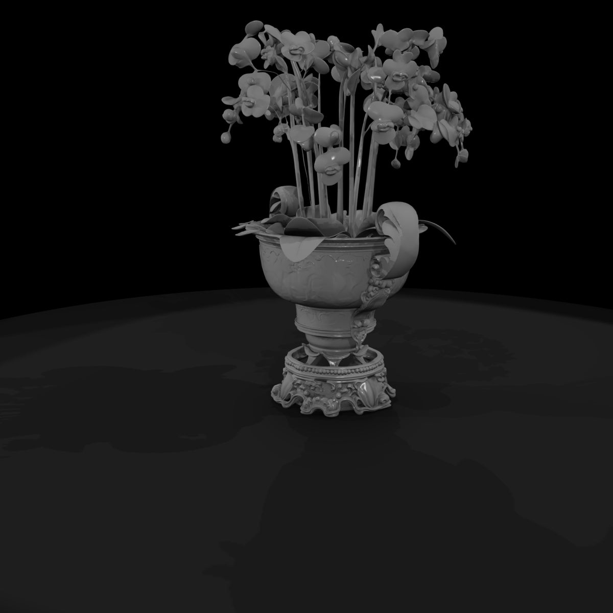 baroque-urn-planter-with-moth-orchids-miniature-diorama-centerpiece-041729