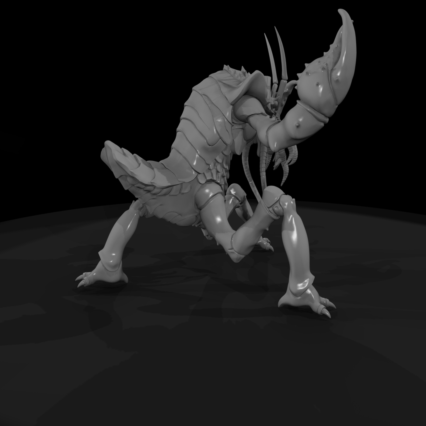 Lovecraftian Crayfish Monster