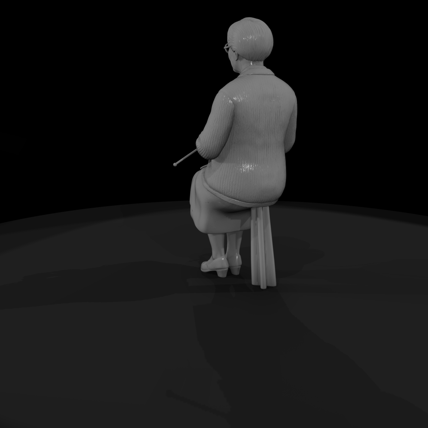 0147 Elderly Elderly Knitting Chair