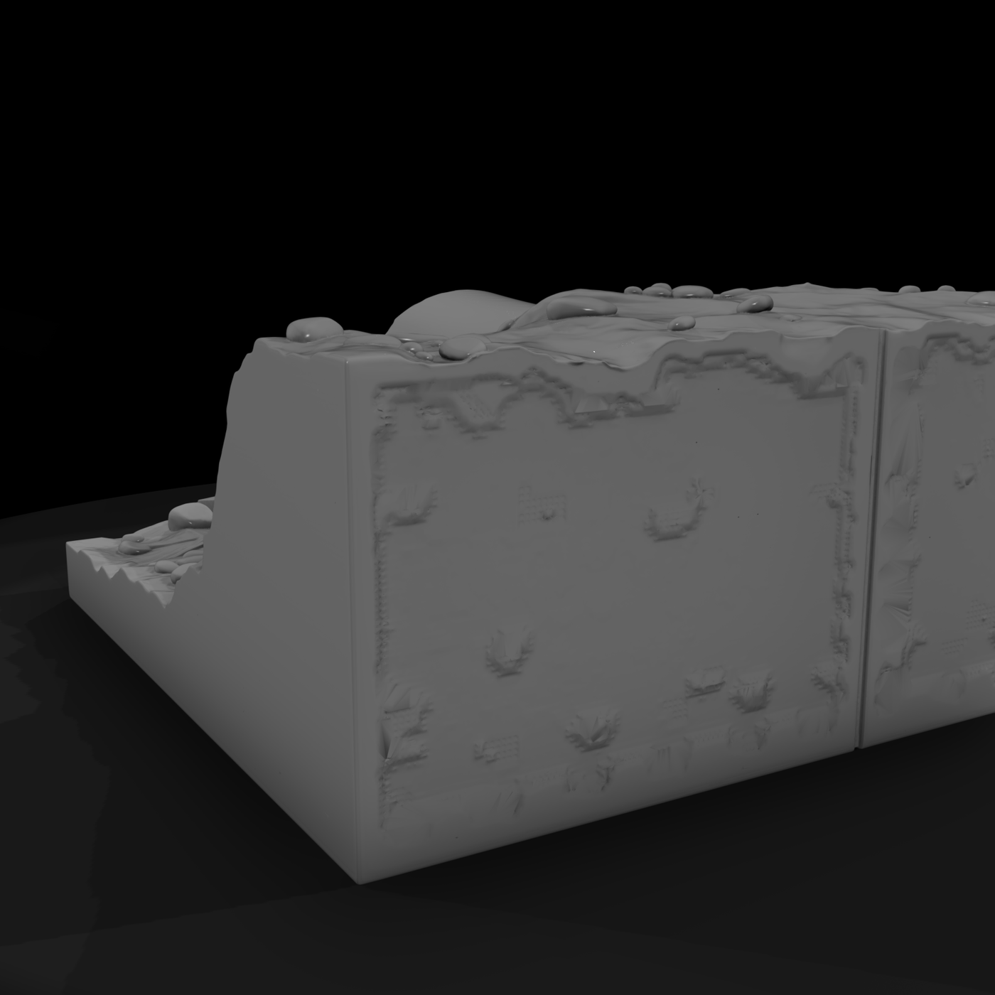 Detailed Culvert Terrain Diorama 3D Print Model Mx