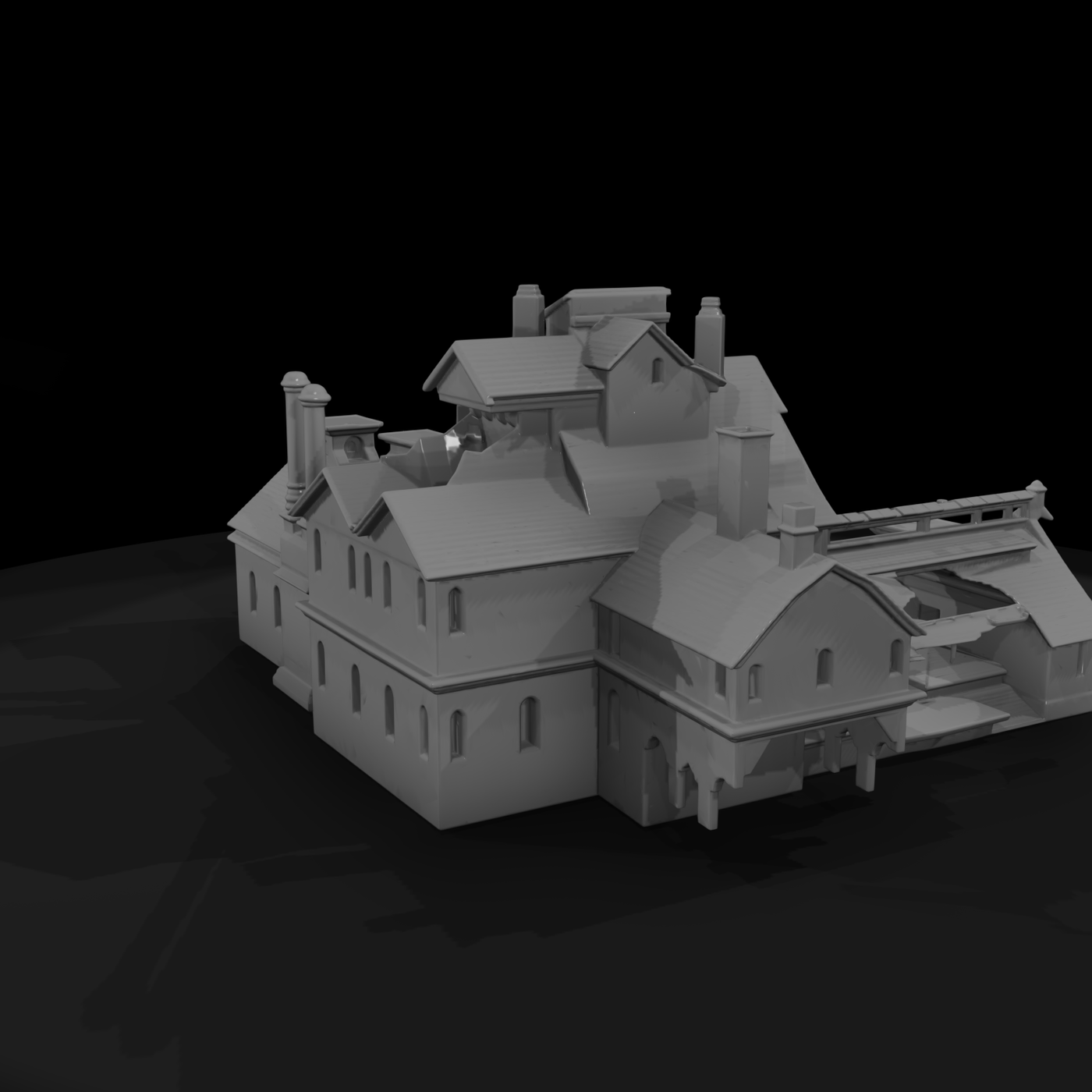 Victorian Industrial Railway Station