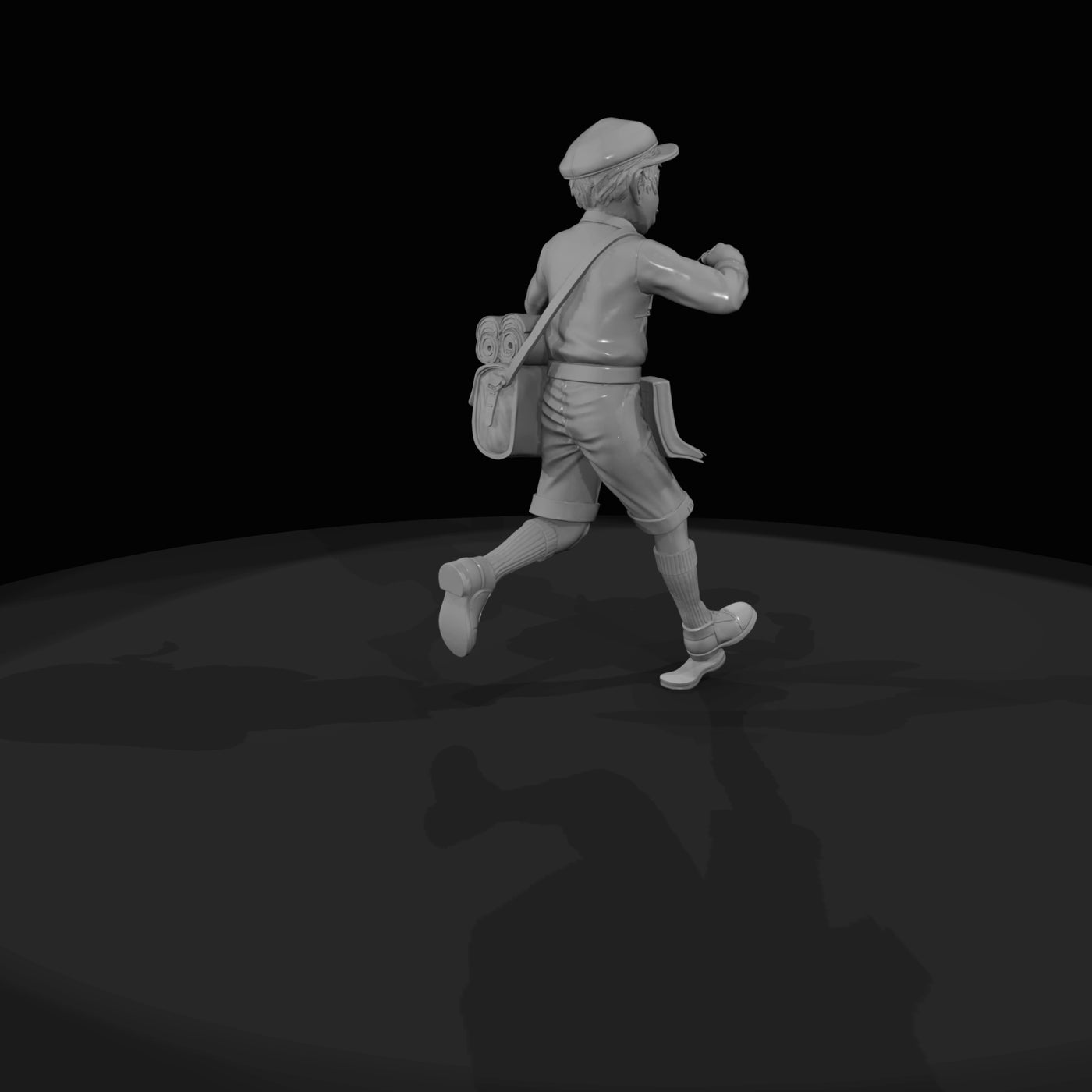 painted-tabletop-miniature-newsboy-young-boy-figure