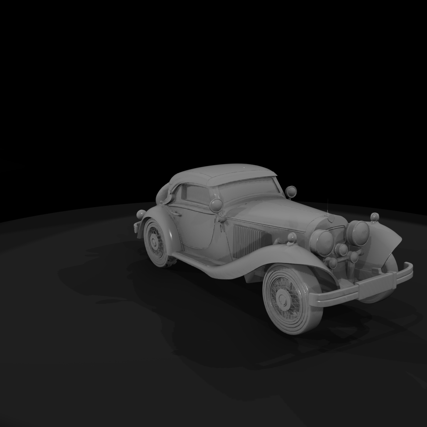 1930s Luxury Coupe Car