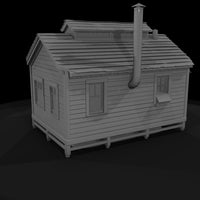 stylized_low_poly_rustic_wooden_cabin — thumbnail 6