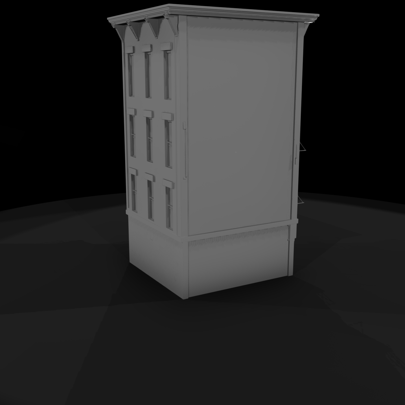 New York Tenement Building — Tileable Facade