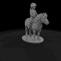 Girl Riding a Shetland Pony — thumbnail 6