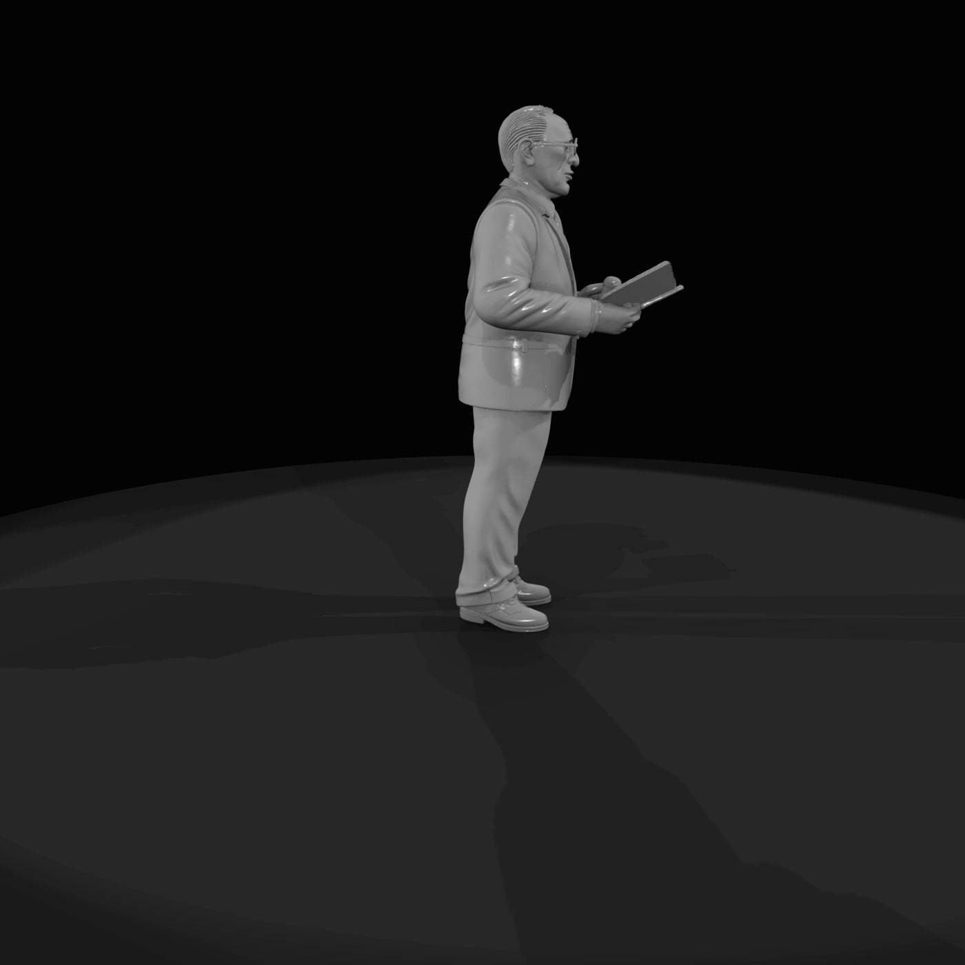 elderly-gentleman-miniature-holding-an-open-book-non-photograph-model