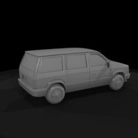 dodge-caravan-mk1-1984-3d-printable-miniature-678565 — thumbnail 5