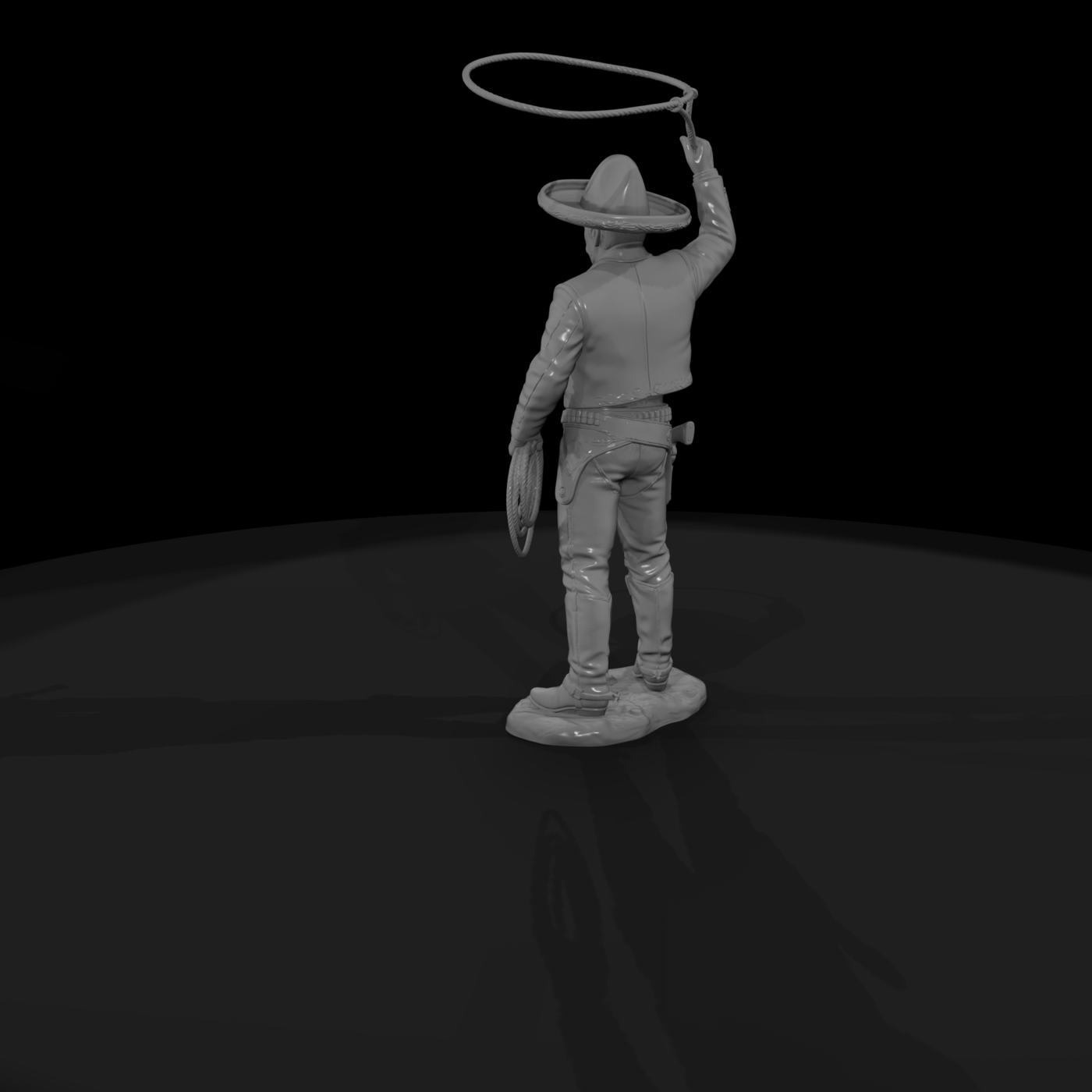 Vaquero Lawman with Lariat