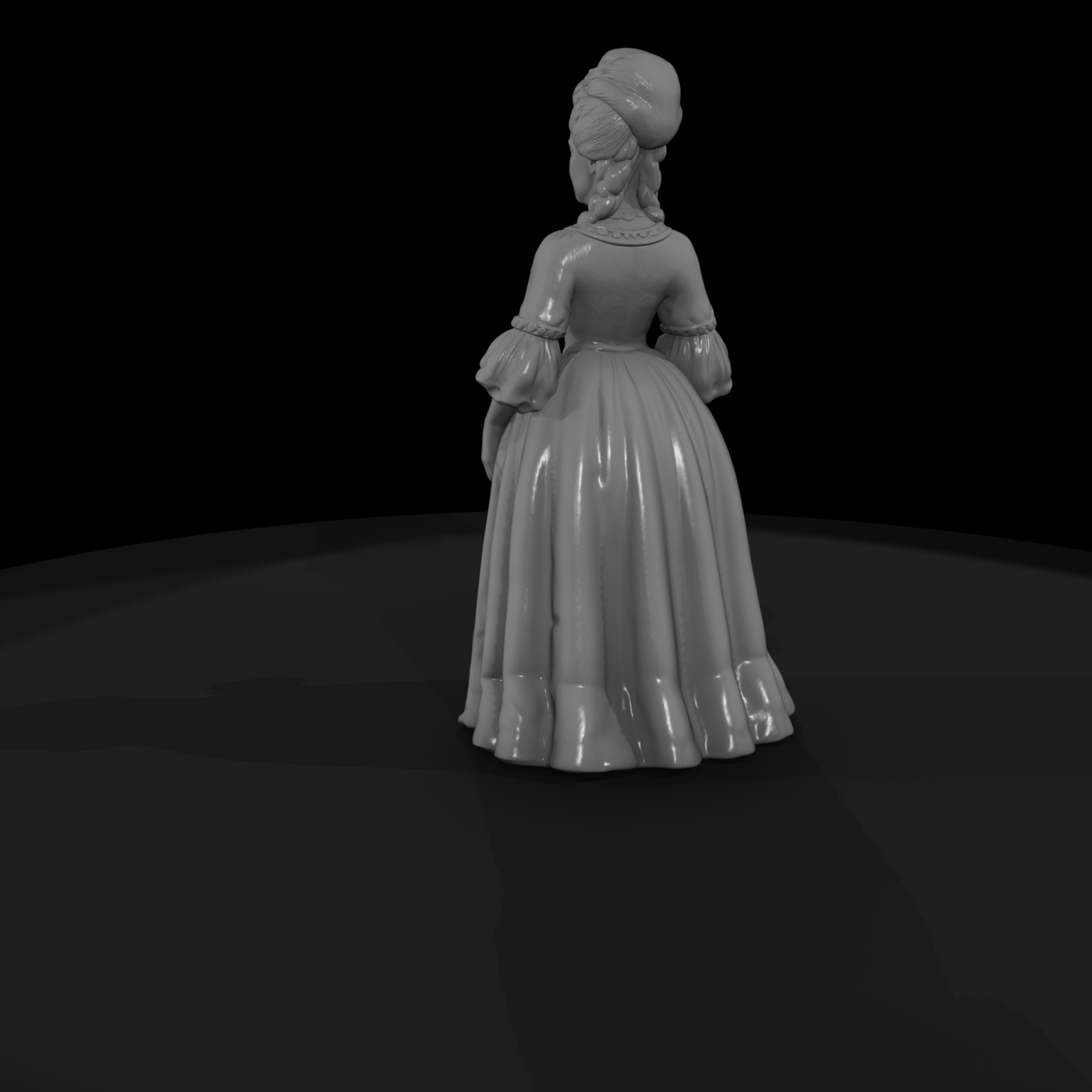 Hist 0198 Historical Marie Antoinette Miniature Fi