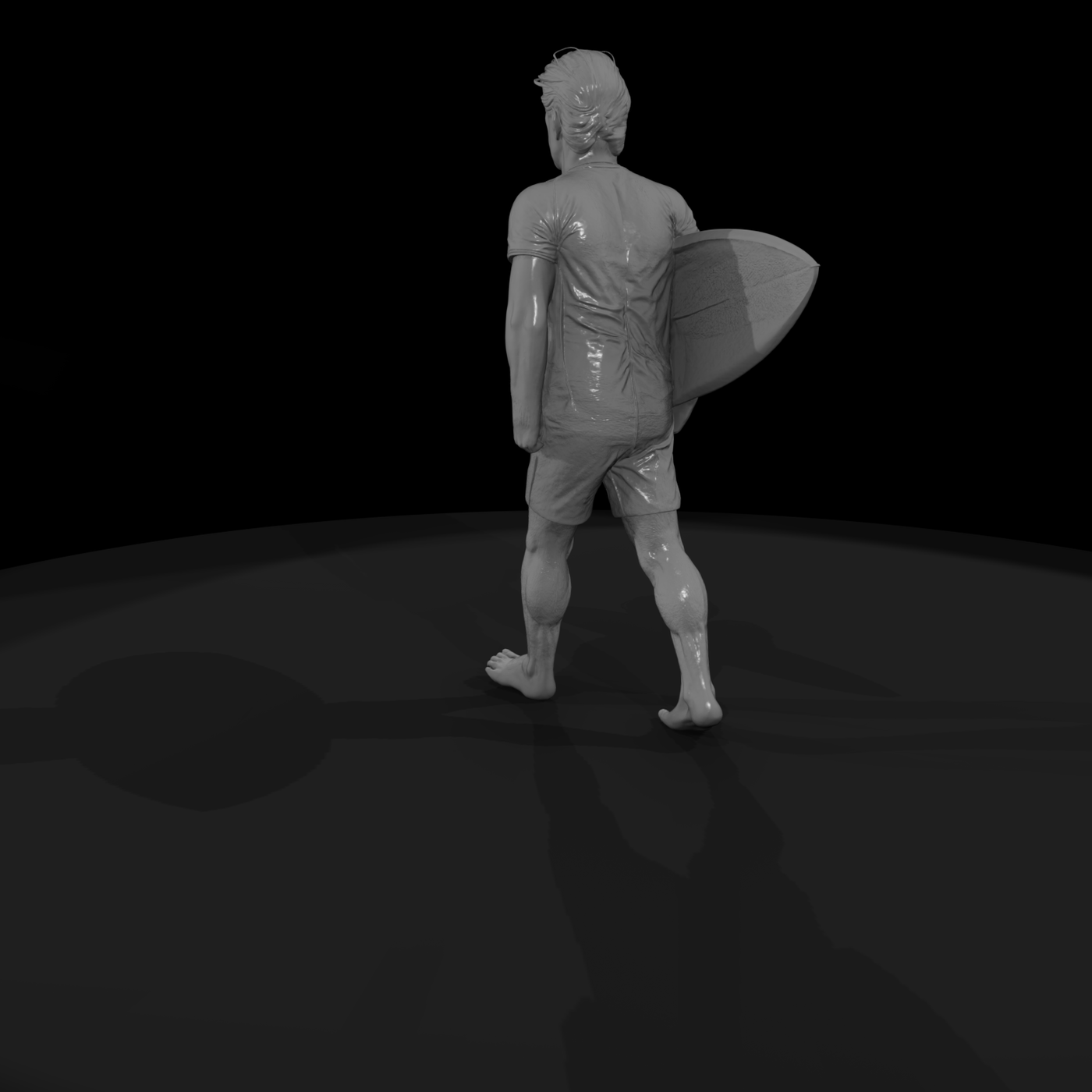 1980s Surfer Beach Figure (Male)