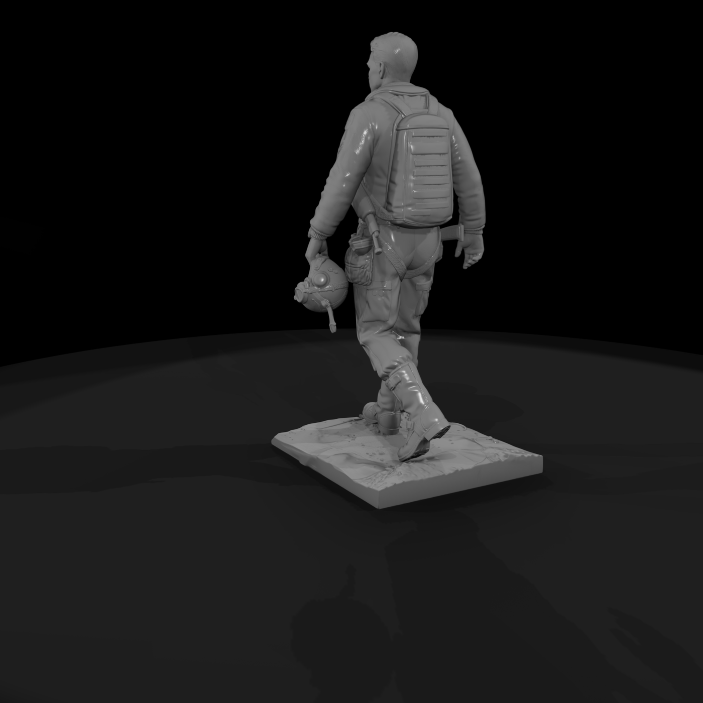 Ww2H 083 United States P 51 Fighter Pilot