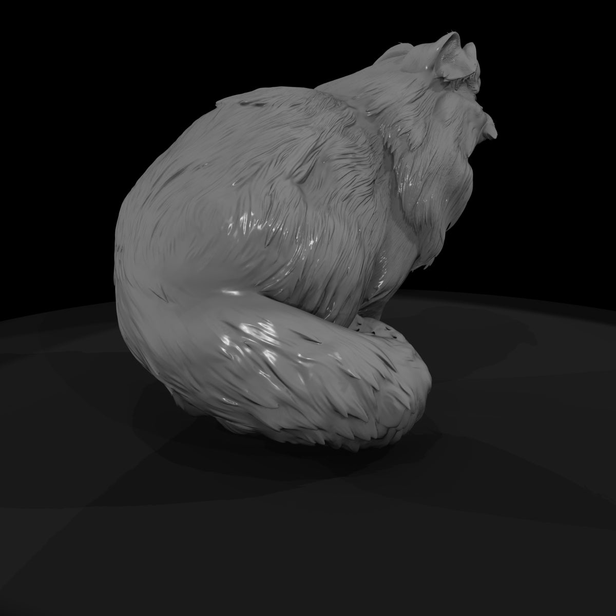 stylized-seated-persian-cat-figurine-longhair-466995