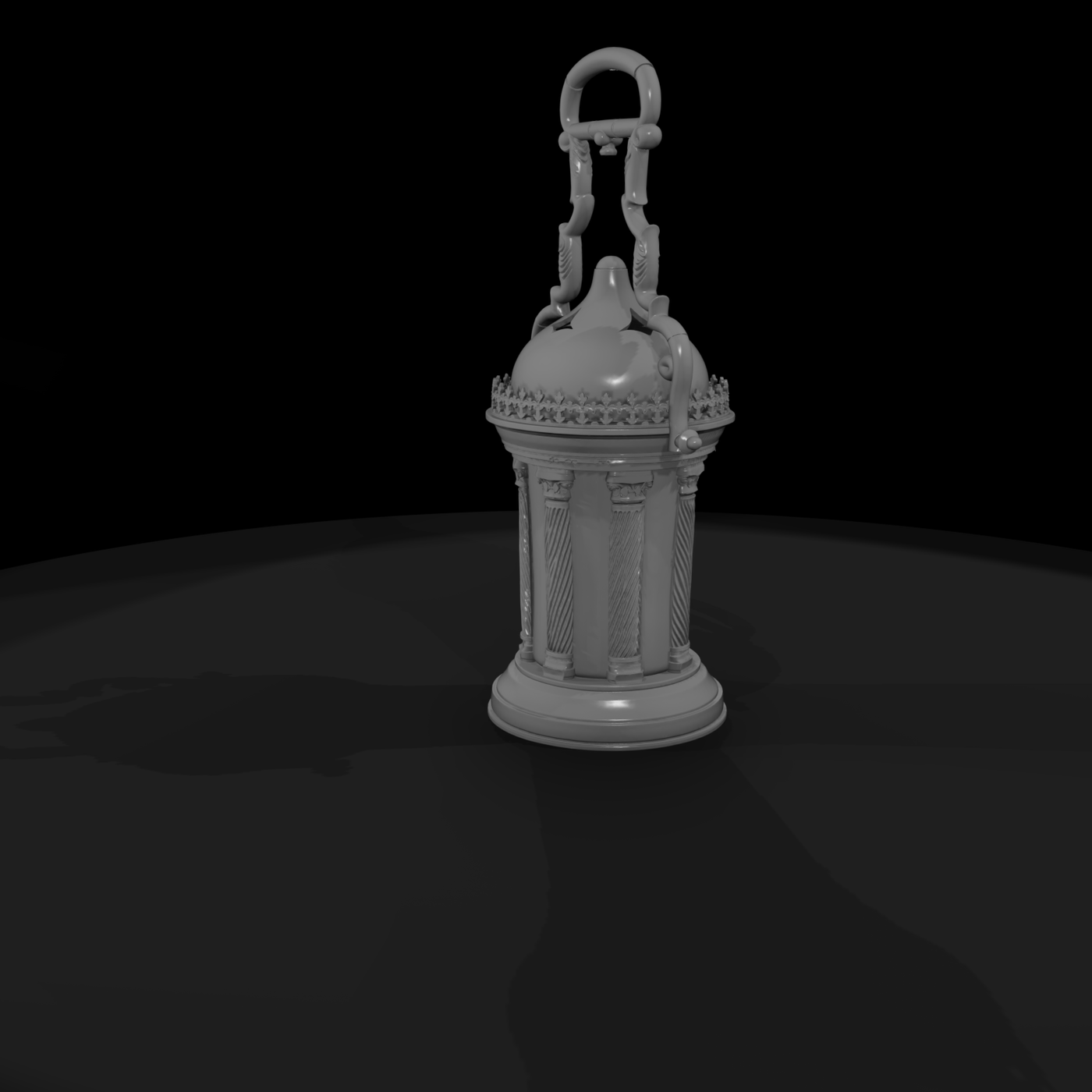 Victorian Neoclassical Hanging Lantern