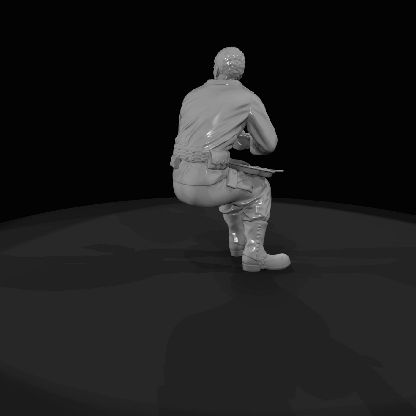 American Soldier Ww2 Eating 5 A13