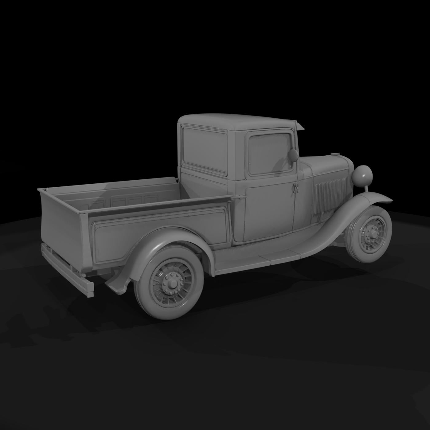 1930s Single-Cab Pickup Truck